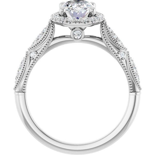 Halo-Style Engagement Ring