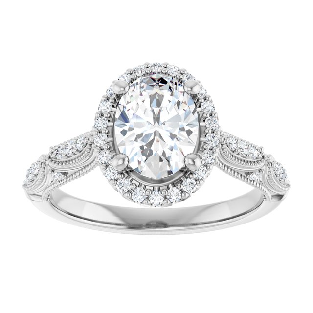 Halo-Style Engagement Ring