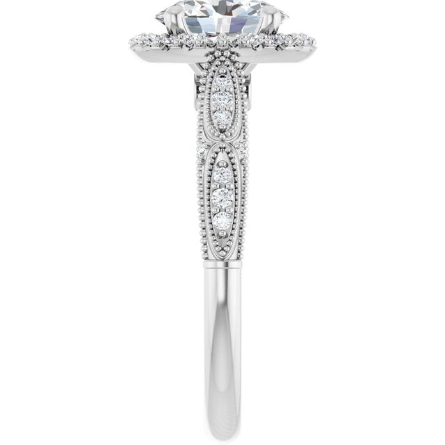 Halo-Style Engagement Ring