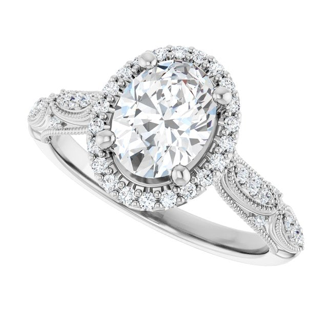 Halo-Style Engagement Ring