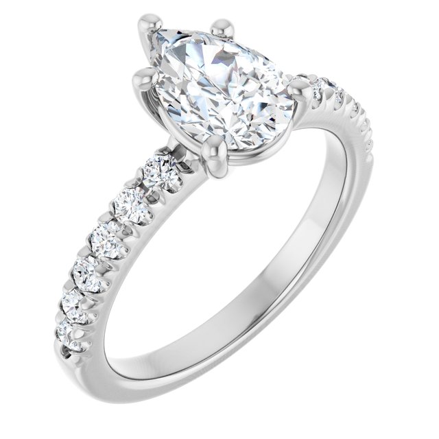 Accented Engagement Ring