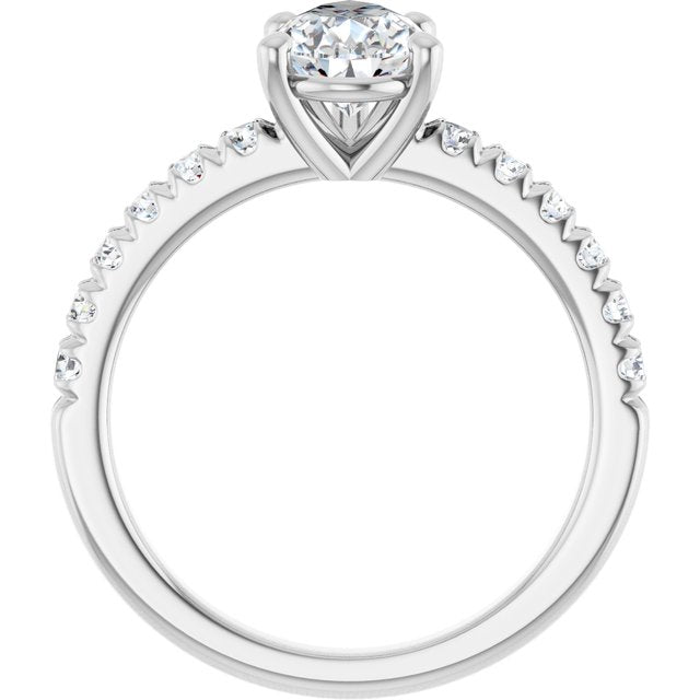 Accented Engagement Ring