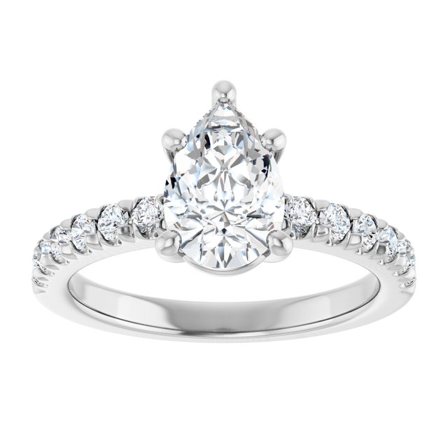 Accented Engagement Ring