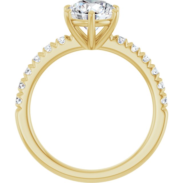 Accented Engagement Ring