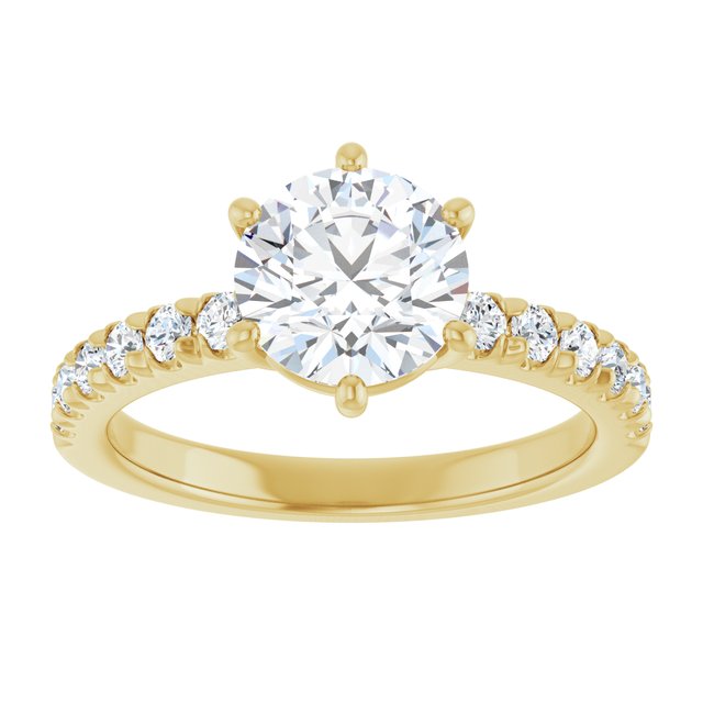 Accented Engagement Ring