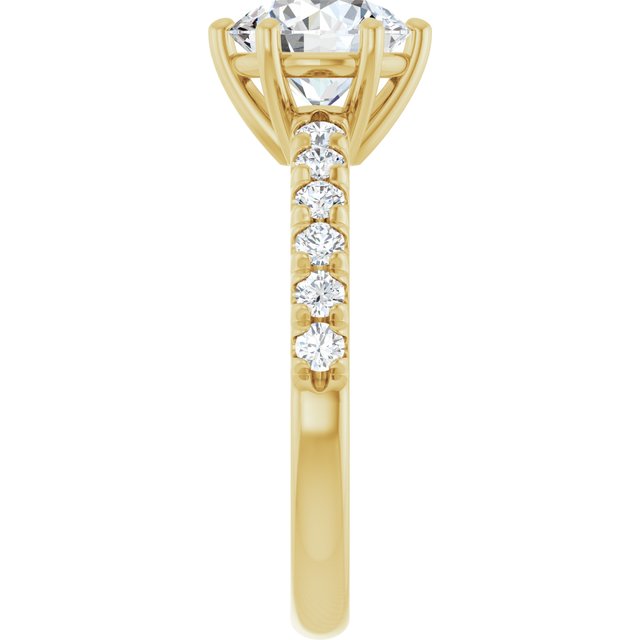 Accented Engagement Ring