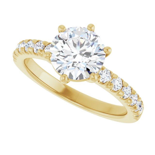 Accented Engagement Ring