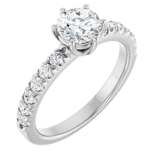 Accented Engagement Ring