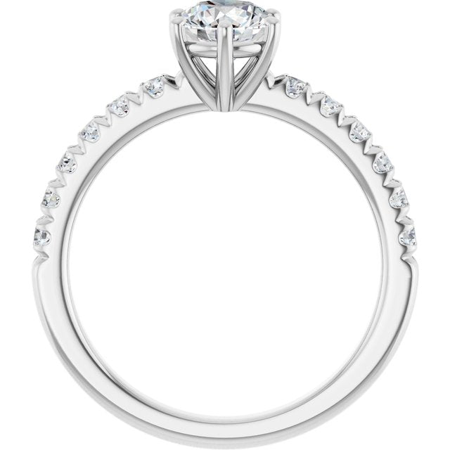 Accented Engagement Ring