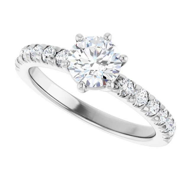 Accented Engagement Ring