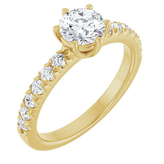 Accented Engagement Ring