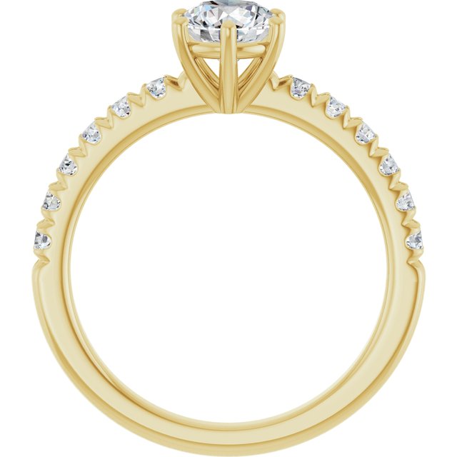 Accented Engagement Ring