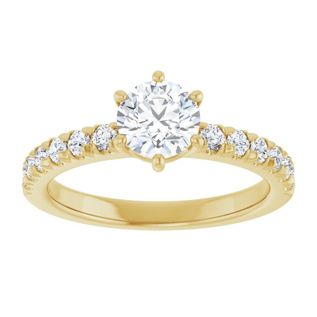 Accented Engagement Ring