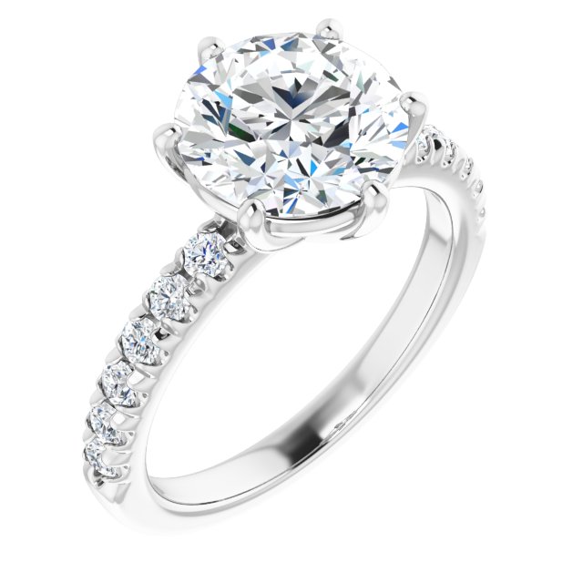 Accented Engagement Ring