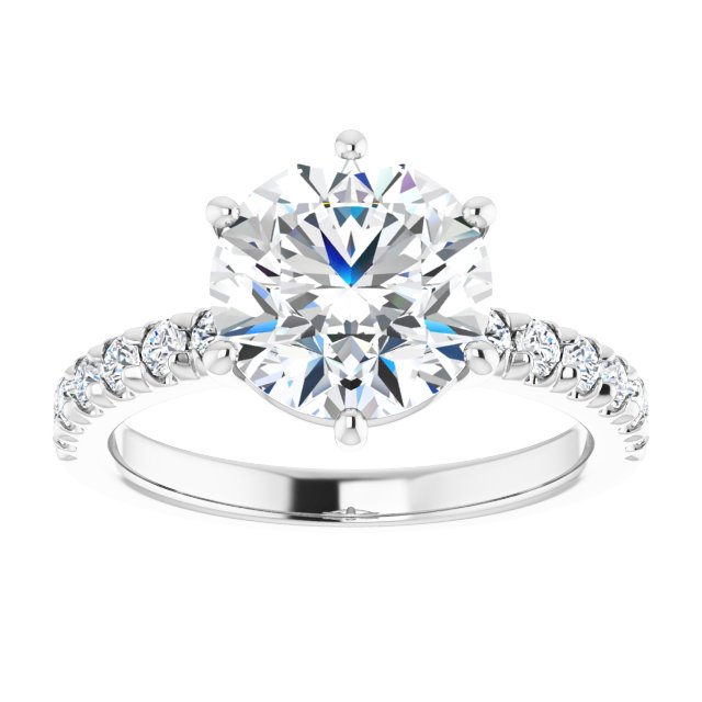 Accented Engagement Ring