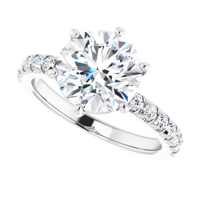 Accented Engagement Ring