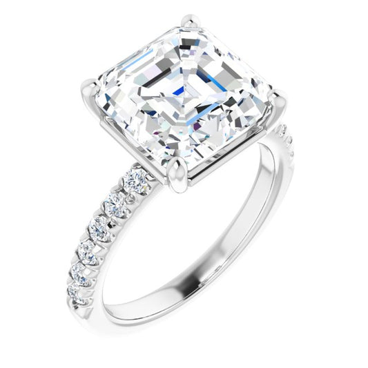 Accented Engagement Ring