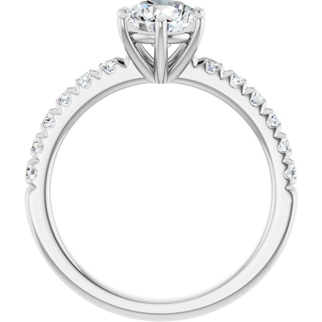Accented Engagement Ring