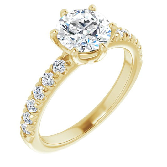 Accented Engagement Ring