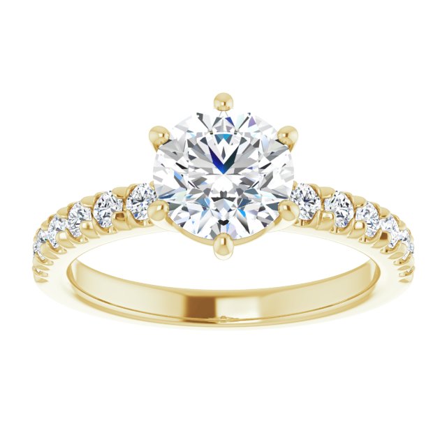 Accented Engagement Ring