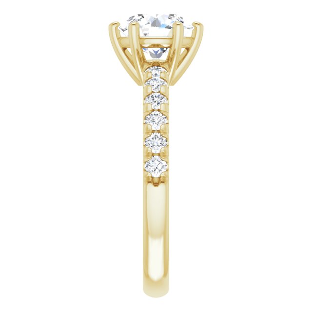Accented Engagement Ring