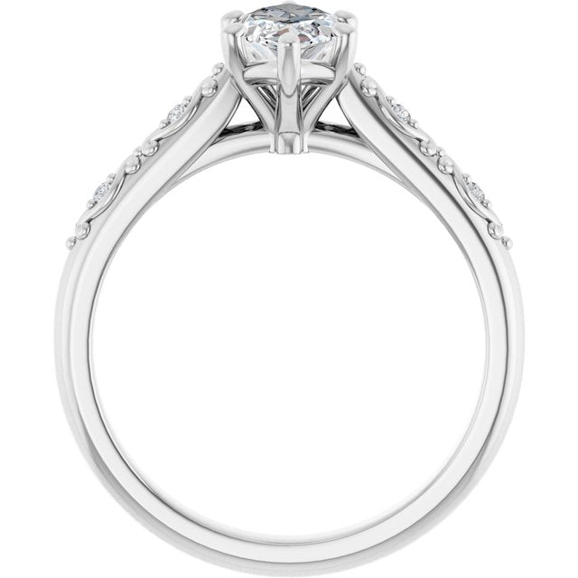 Accented Engagement Ring