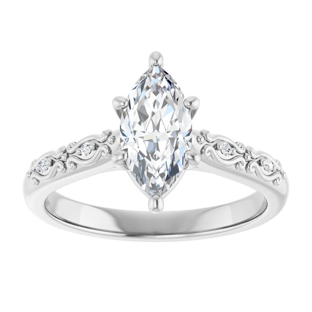 Accented Engagement Ring