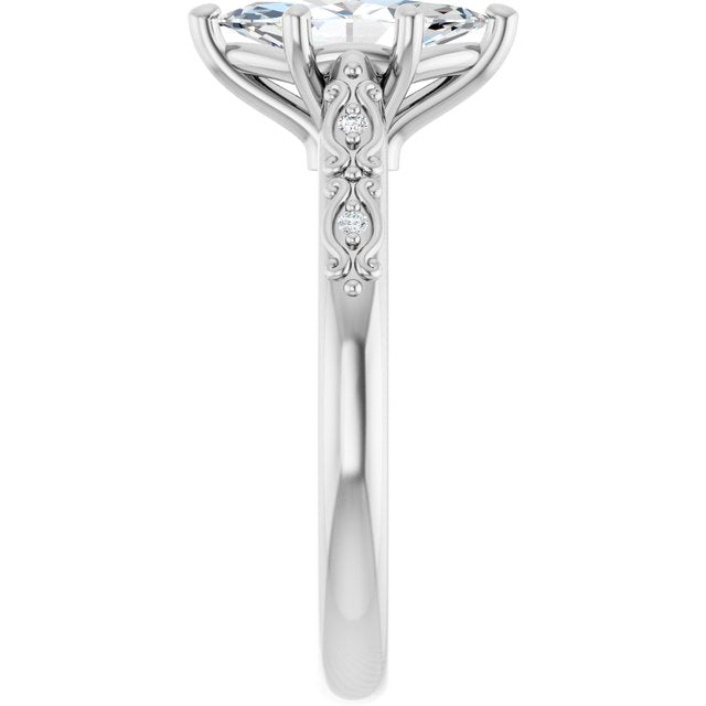 Accented Engagement Ring