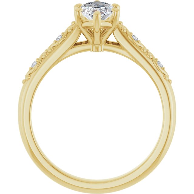 Accented Engagement Ring