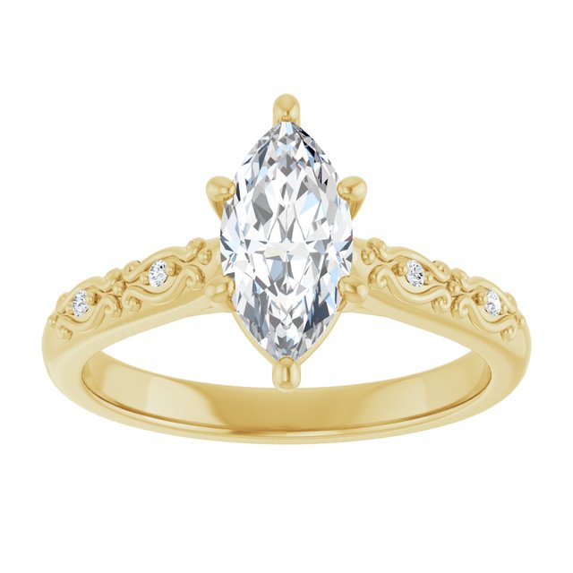 Accented Engagement Ring
