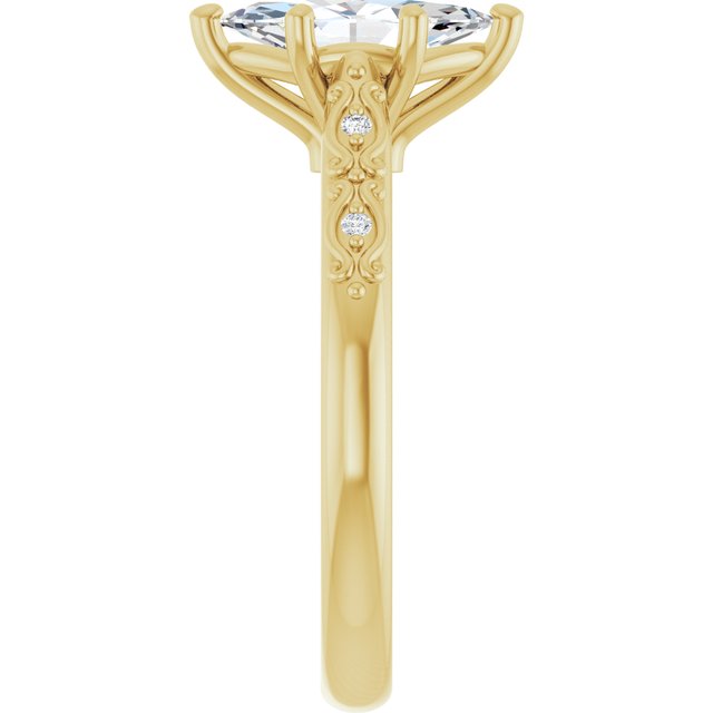 Accented Engagement Ring
