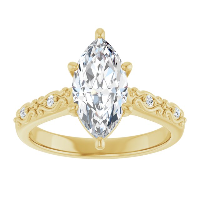 Accented Engagement Ring