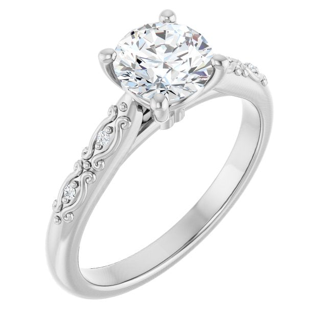 Accented Engagement Ring