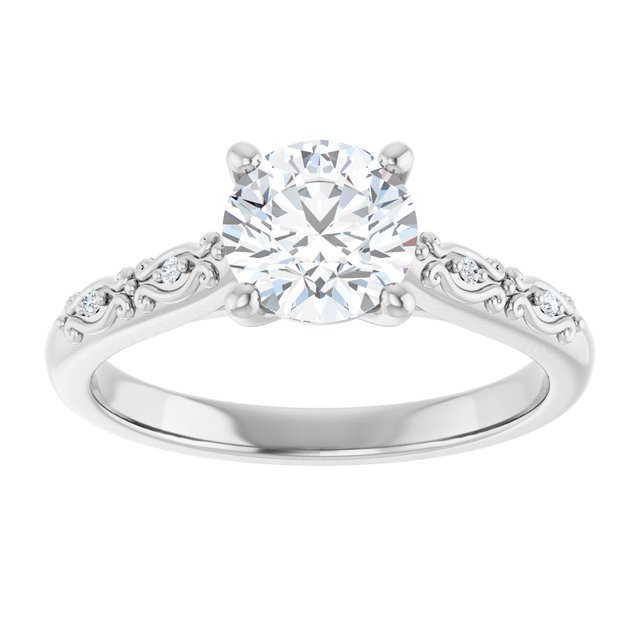 Accented Engagement Ring
