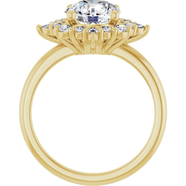 Halo-Style Engagement Ring