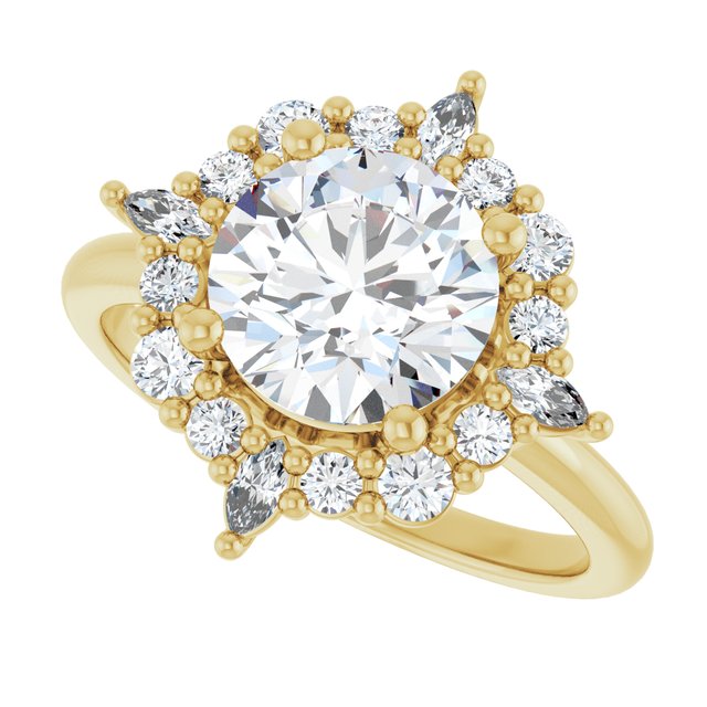 Halo-Style Engagement Ring