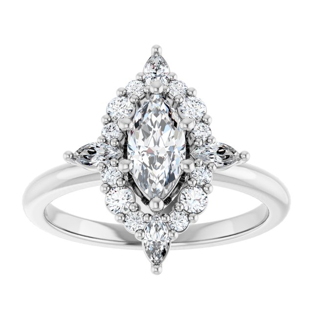 Halo-Style Engagement Ring