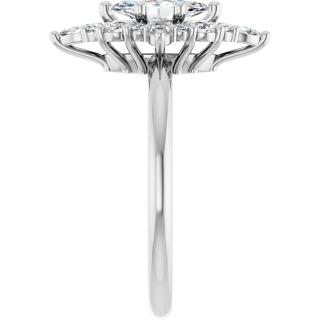 Halo-Style Engagement Ring