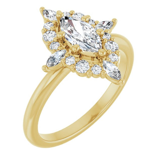 Halo-Style Engagement Ring