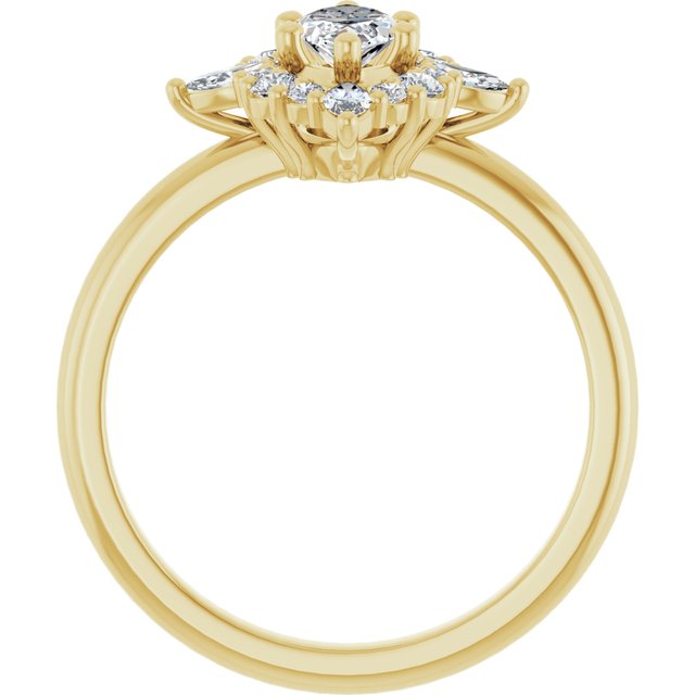 Halo-Style Engagement Ring