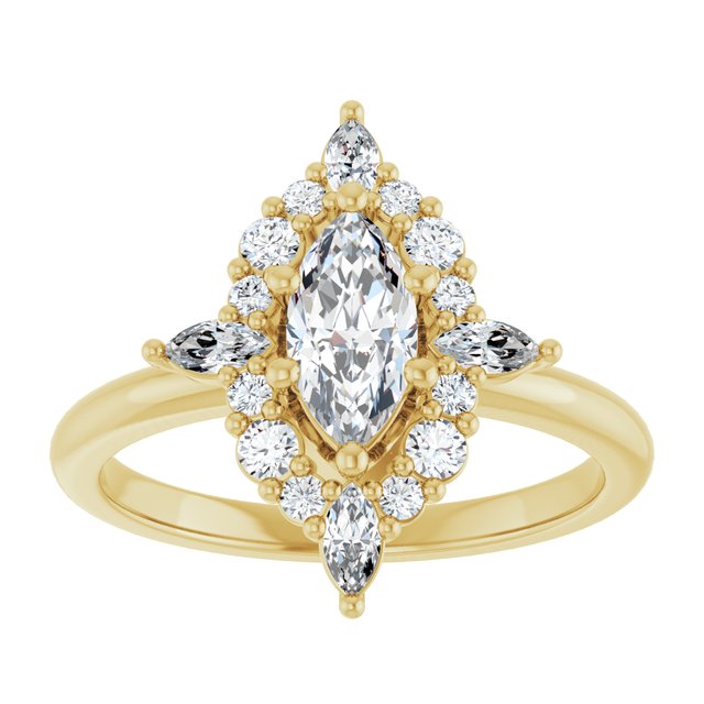 Halo-Style Engagement Ring