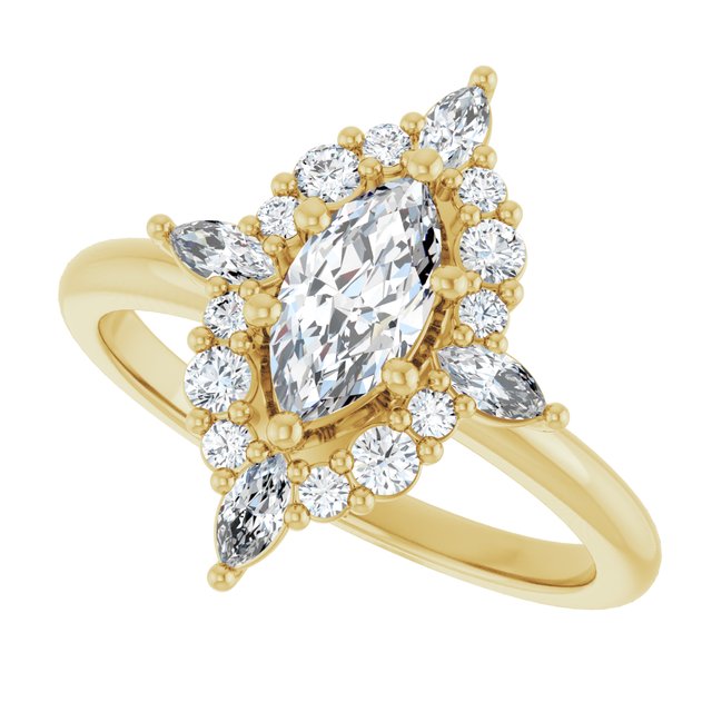 Halo-Style Engagement Ring