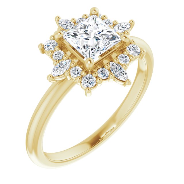 Halo-Style Engagement Ring