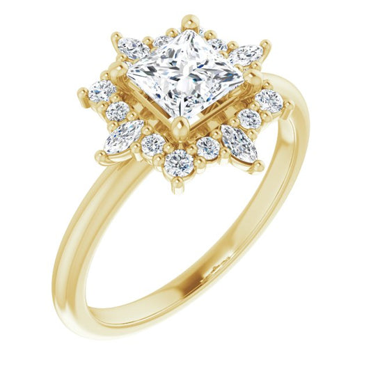 Halo-Style Engagement Ring