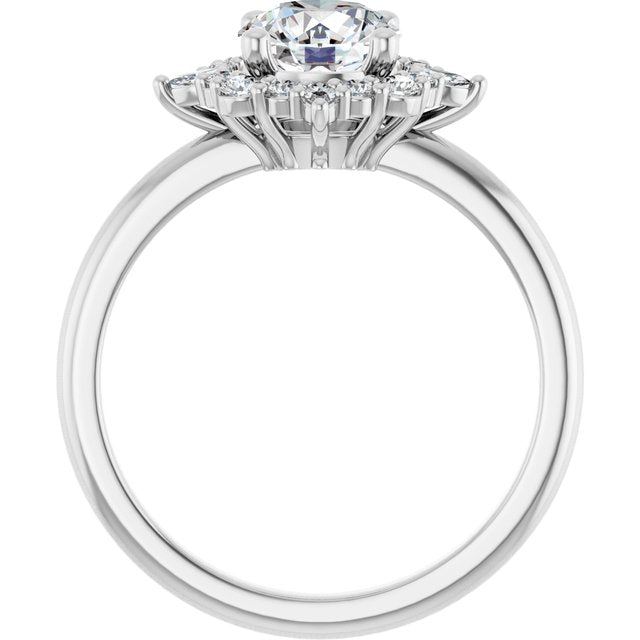 Halo-Style Engagement Ring