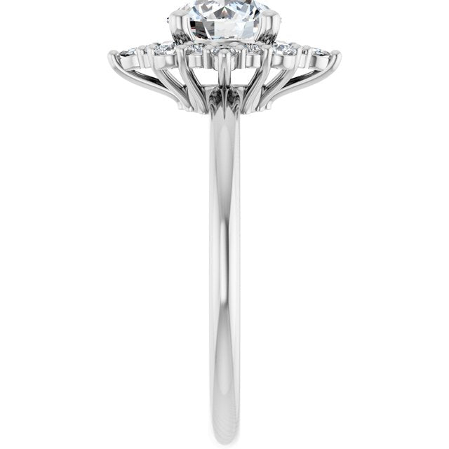 Halo-Style Engagement Ring