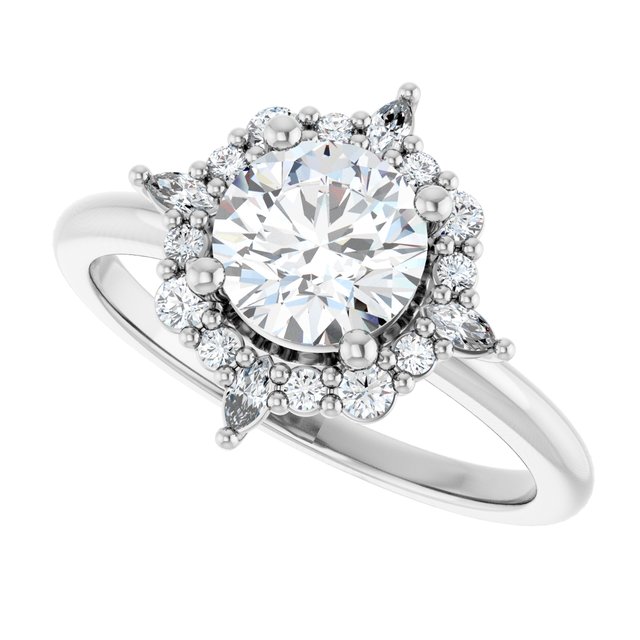 Halo-Style Engagement Ring