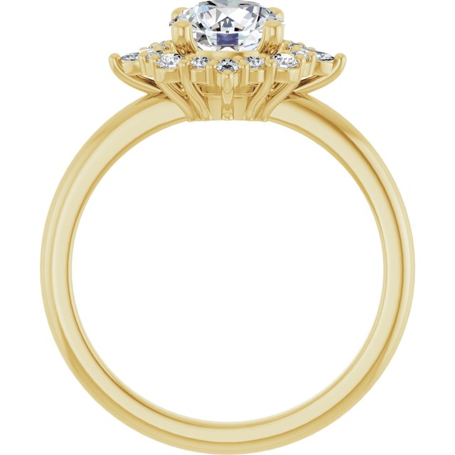 Halo-Style Engagement Ring