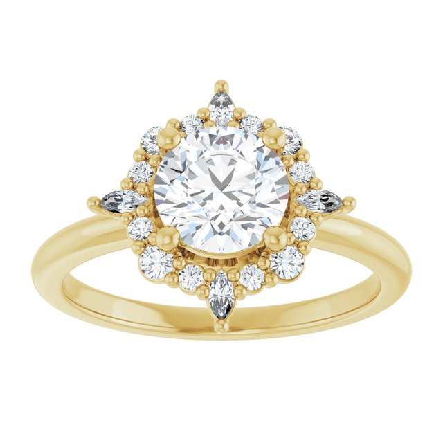 Halo-Style Engagement Ring