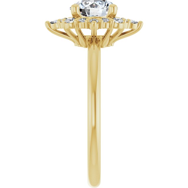 Halo-Style Engagement Ring